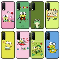 frog pattern phone case for vivo y30 y50 y53 y52 y31 y53 protective silicone case for vivo y18 y19 y15 y12 y51 y85 y97 y70s