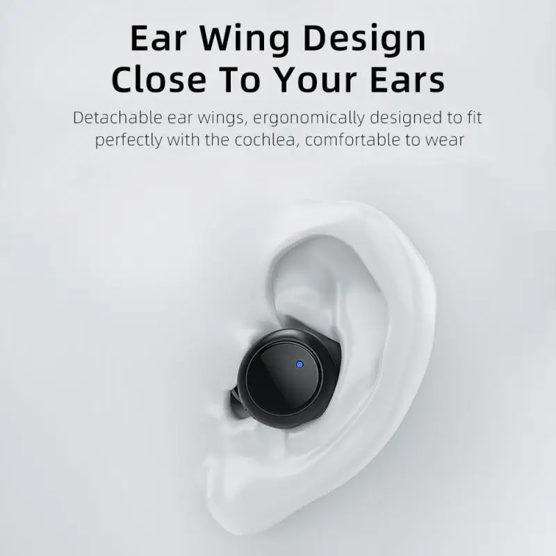 Essager гарнитура T22 наушники вкладыши TWS True Беспроводной громкой связи Bluetooth с