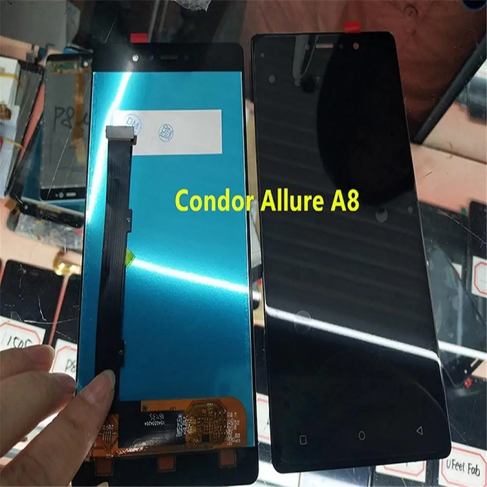 Для Condor Allure A8 ЖК дисплей с кодирующий преобразователь сенсорного экрана в сборе