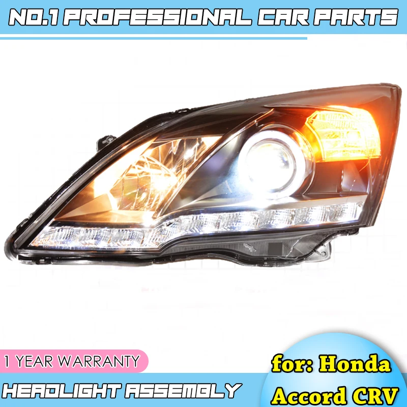 Автомобильные аксессуары для Honda CRV фары 2007 2011 светодиодные ангельские глазки DRL