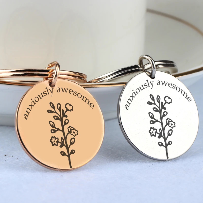 Брелок ветвь с надписью Stick Figure Tree потрясающие аксессуары ручной печатью подарок