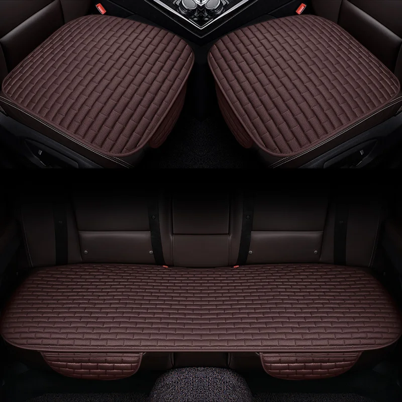 Полное покрытие льняного волокна автомобильные чехлы на сиденья для Toyota RAV4 C-HR IZOA