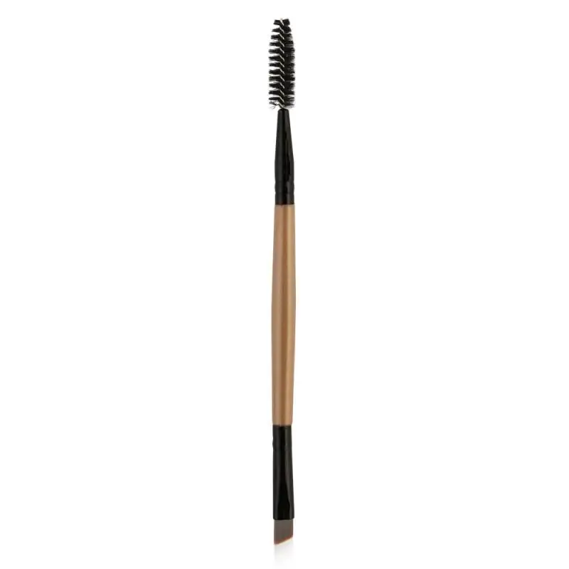 02 Gold Black Инструменты для макияжа, кисть для ресниц, бровей, двойная кисть, тушь для ресниц, палочка, аппликатор для ресниц, косметический набор кистей - Handle Color: 02 Gold Black