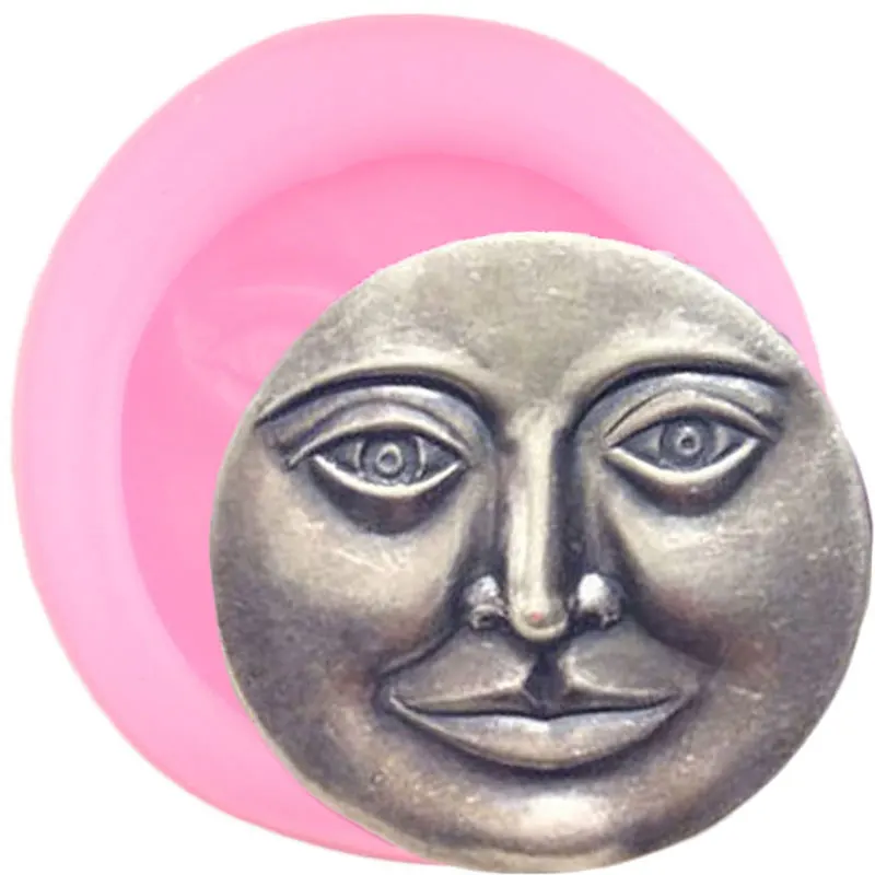 Мужская силиконовая форма для лица формы помадки инструменты украшения тортов