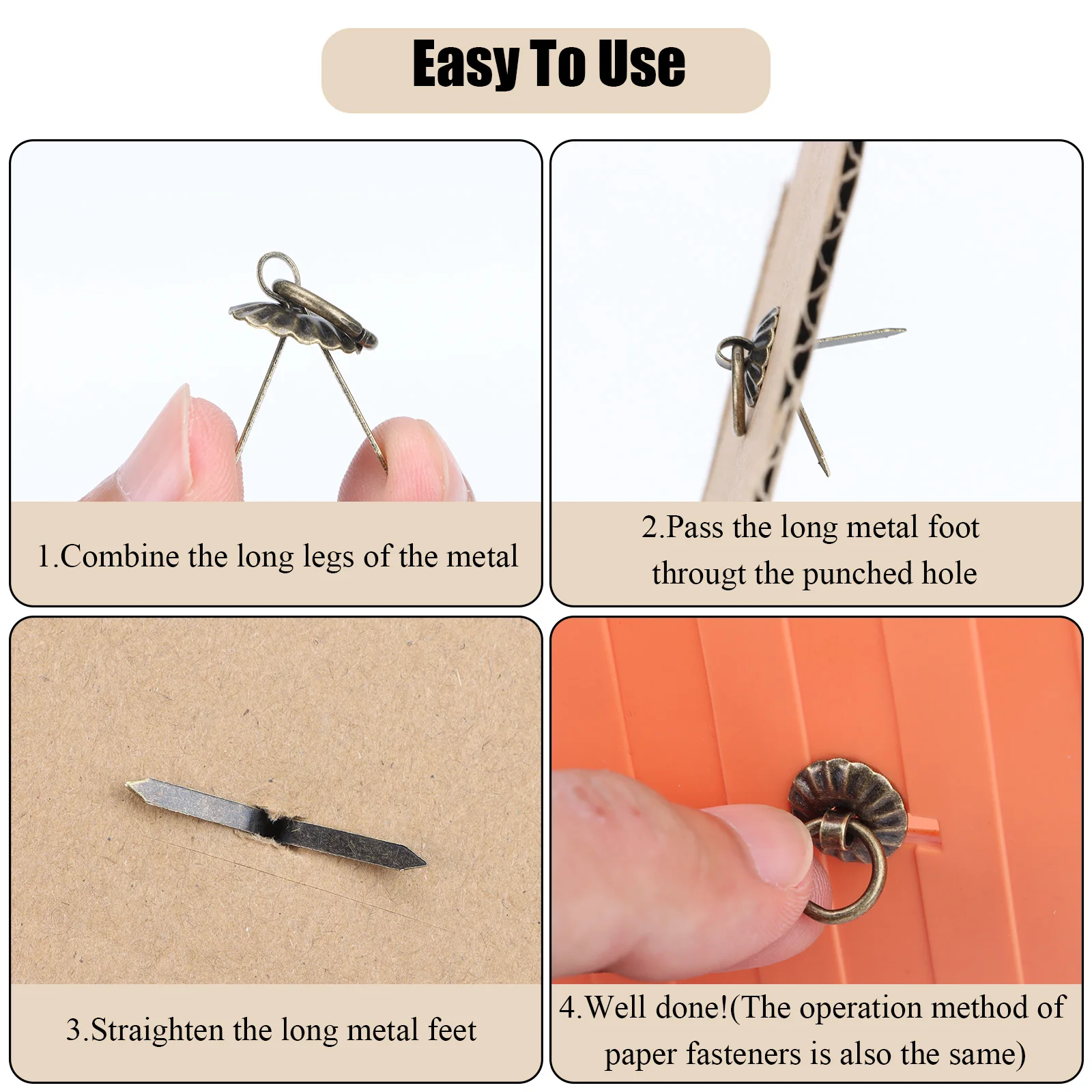 40 шт. маленькие бронзовые застежки для колец в античном стиле | Обустройство дома