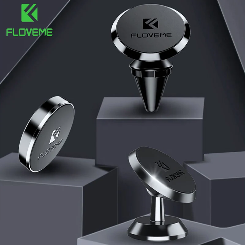 

RYWER 4 Types Magnetic Car Phone Holder Magnet Stand Holder For Phone in Car Mount For Xiaomi Redmi Note7 For iPhone X Holder