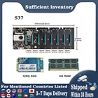 Материнская плата ETH BTC Miner с расширяемым портом 8 * PCIE 16X 4 * USB2.0 DDR3 слот SodimmПоддержка 106613331600 МГц S37 + SSD + RAM