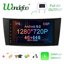 " ips DSP, 4 ГБ, 64 ГБ, Android 9,0 автомобиля gps для Mercedes W211 W219 W463 CLS350 CLS500 CLS55 E200 E220 E240 E270 E280 без dvd плеер