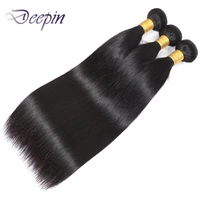 deepin peruvian hair straight human hair weave 8 30inch weave bundles 100 human non remy human hair bundle
