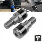 Универсальные Мотоциклетные аксессуары, ручки для Руля Мотоцикла, наконечники для Руля Мотоцикла из алюминия с ЧПУ, для YAMAHA MT MT-01 07 09 10 125