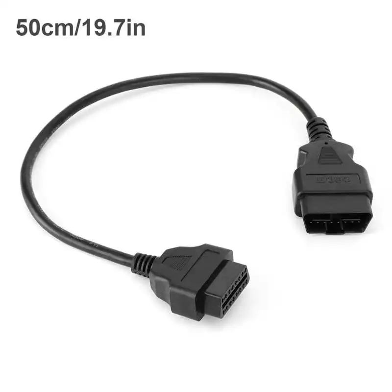 

brake fluid tester Adapter Auto Diagnostic Tool 16Pin OBD2 Extension Cable Male to Female Auto Car 19.7in Diagnostic Adapter