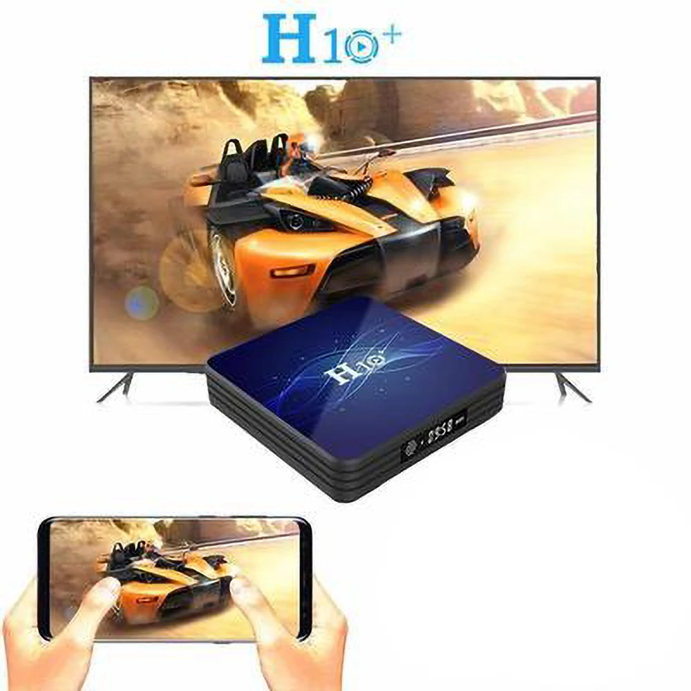 Приставка Смарт-ТВ H10 + Android 9 0 Wi-Fi Bluetooth 4 светодиодный 8 Гб |