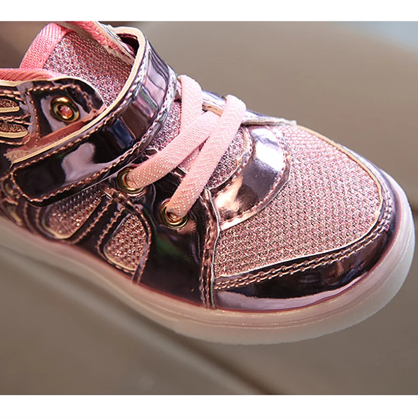 light girls shoes bright leather wings children students kid butterfly | Детская одежда и обувь
