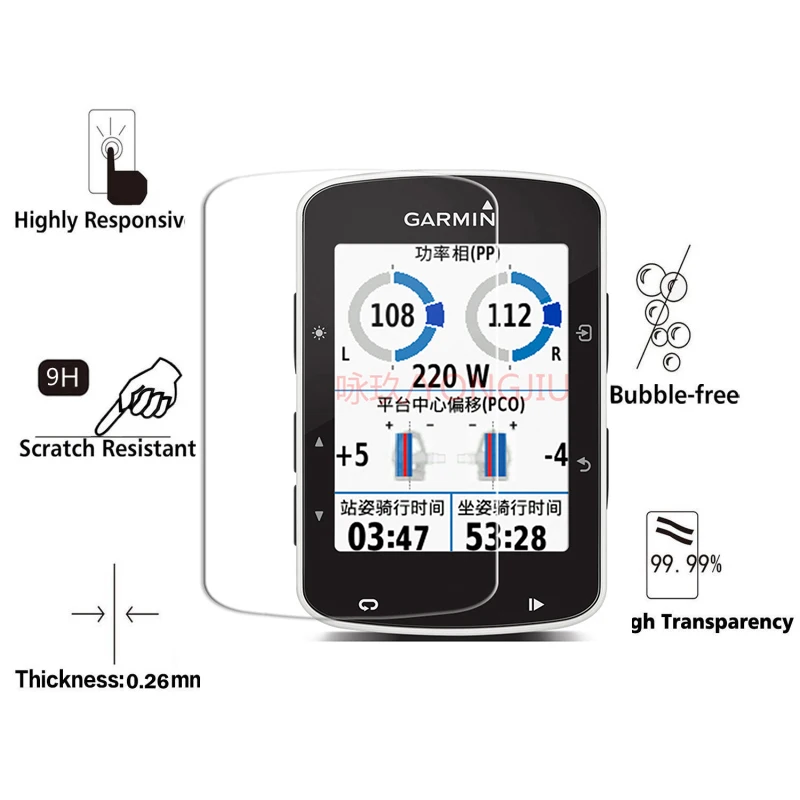 Для Garmin Edge520 закаленное стекло 9H 2.5D Премиум Защитная пленка для экрана Edge 520 Smart Watch