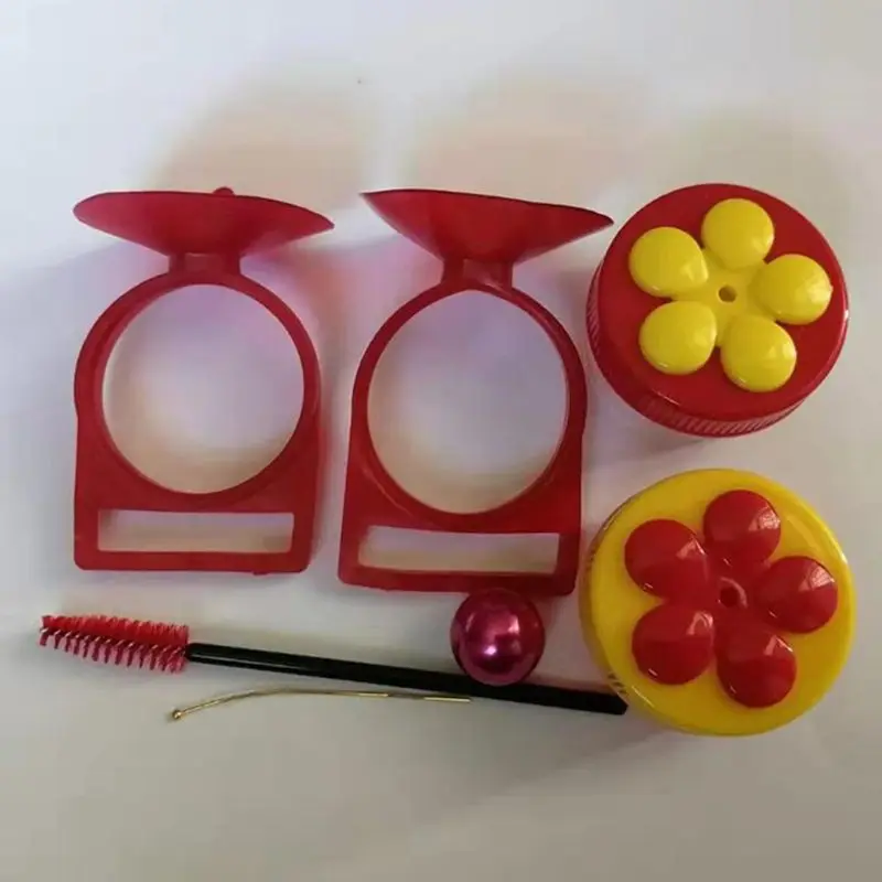 Форма цветов ручной работы птица Колибри кормушки поилки пластиковые семена и