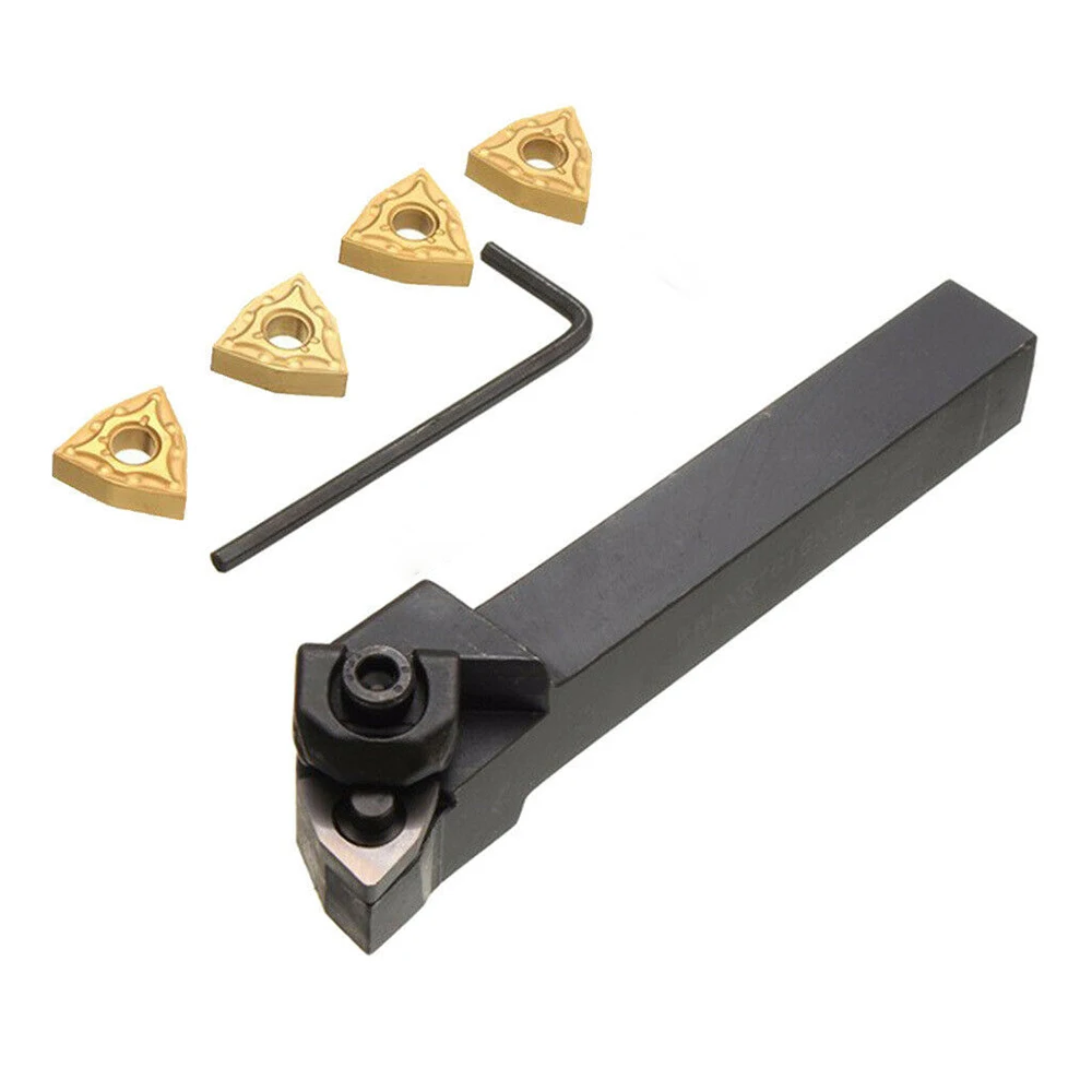 

5 Inch MWLNR2020K08 Bracket+Wrench+4pcs WNMG0804 Carbide Blade Set For Metal Processing Lathe Metalworking Tool