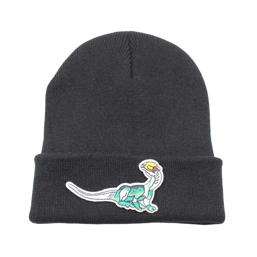 Модные шапки унисекс теплые зимние Вязаная Шерстяная шапка czapki dla dzieci для