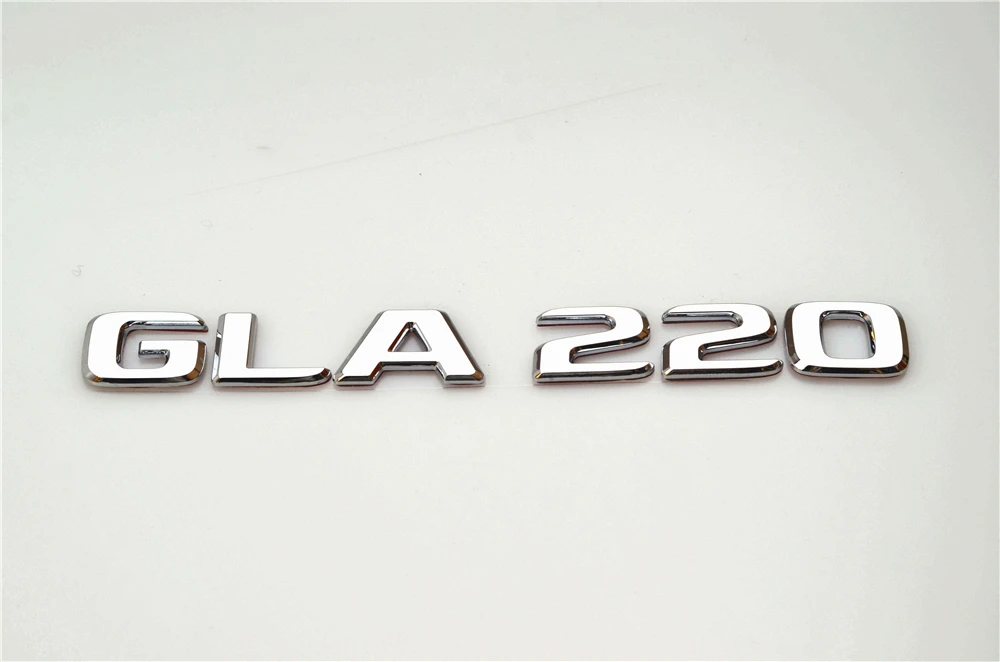 

Эмблемы наклейки на багажник сзади из АБС-пластика для Mercedes Benz GLA180 GLA200 GLA220 GLA250 GLA45 хром стильные автомобильные наружные наклейки