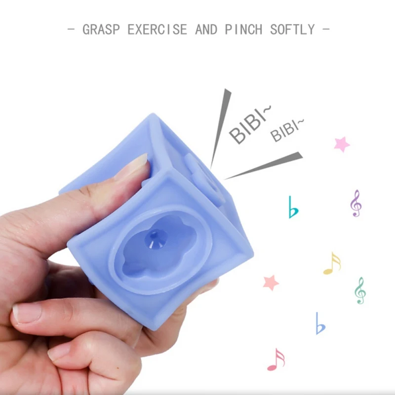 6 шт. Детский развивающий резиновый конструктор | Игрушки и хобби