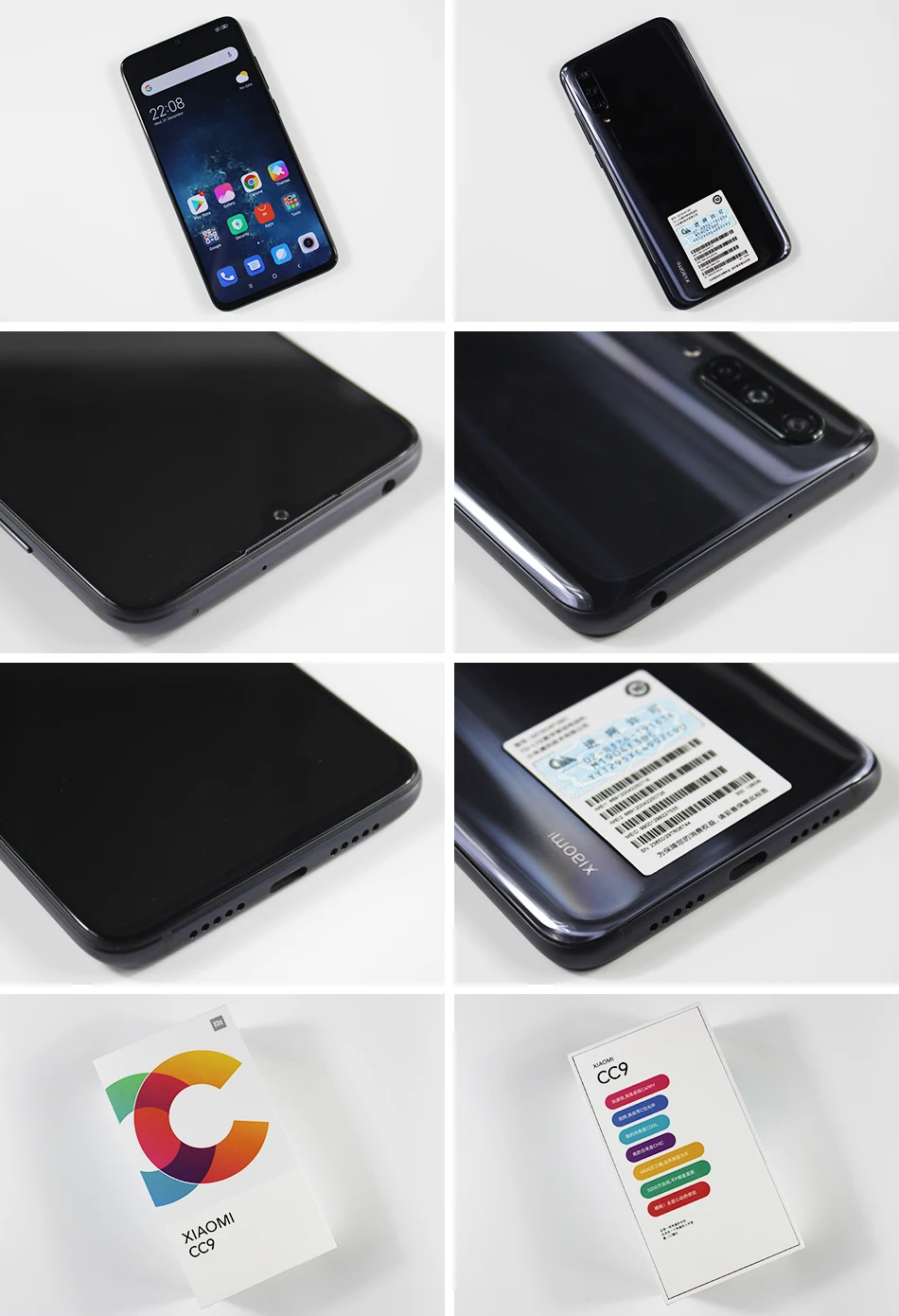 Глобальная ПЗУ Xiaomi Mi CC9 CC 9 6 ГБ ОЗУ 128 Гб ПЗУ мобильный телефон Snapdragon 710 48MP Тройная+ 32MP фронтальная камера 6,3" полный экран