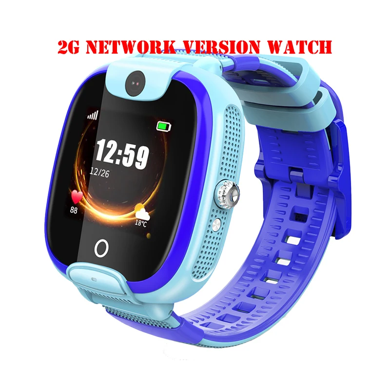 IPX7 водонепроницаемый смарт 4G Удаленная камера GPS Wi Fi ребенок Студент Smartwatch SOS