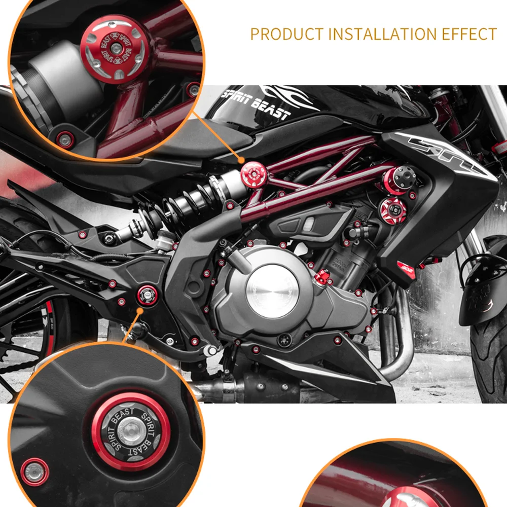 Украшение для кузова мотоцикла SPIRIT BEAST винтовая крышка аксессуары демпфирующий