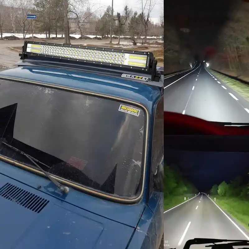 VISORAK 22 32 42 5" четыре ряда прямой изогнутый СВЕТОДИОДНЫЙ светильник 4x4 4wd внедорожный светодиодный бар для автомобиля лодки 4WD 4x4 грузовик внедорожник ATV Jeep