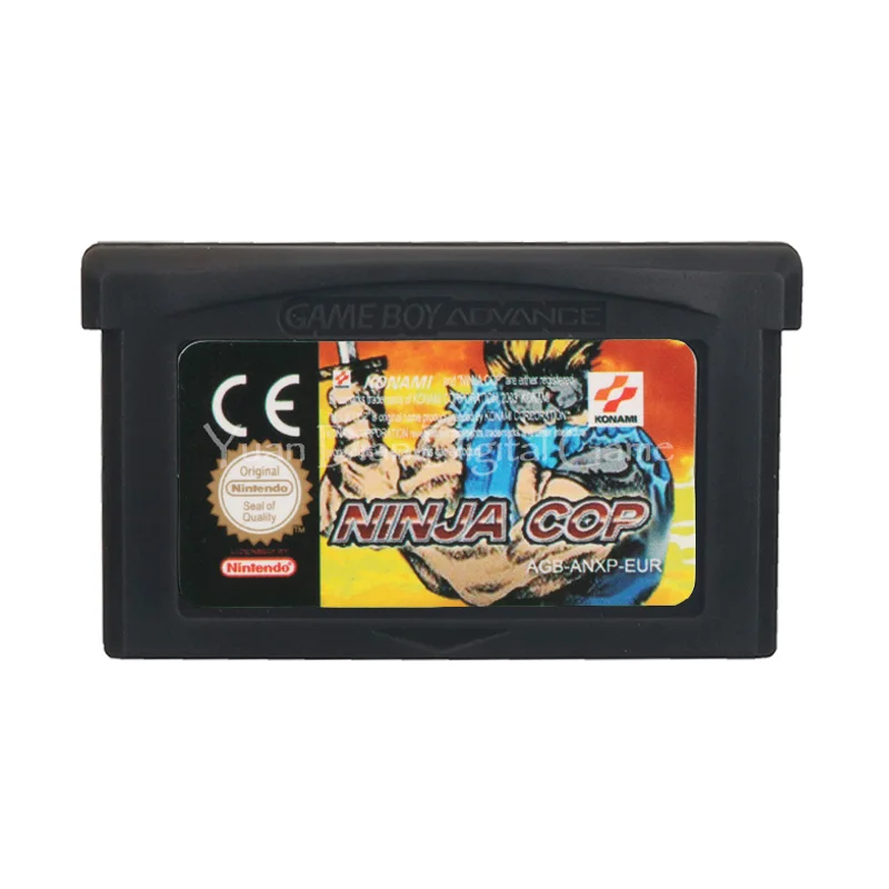 Картридж для игровой консоли Nintendo GBA карта Ninja Cop на английском языке европейская