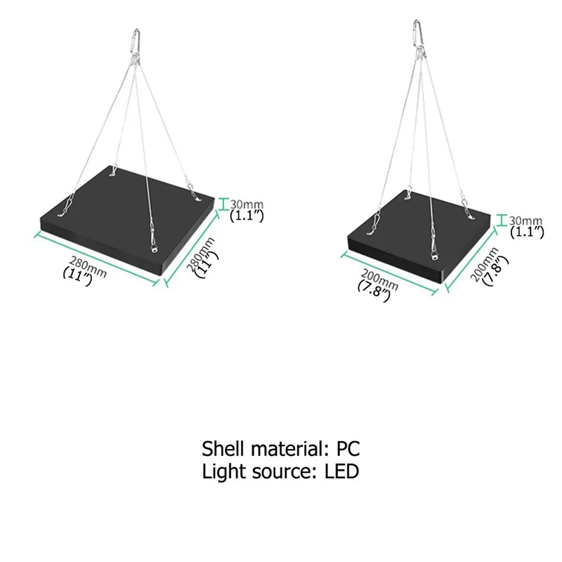 

BRIGHT LED Grow Lights Plant Growth Lamp Quantum Board Waterproof IP65 Full Spectrum For Potted Greenhouse Seeding