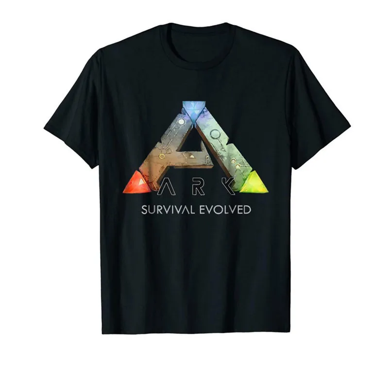 Черная футболка Ark Funny Survival Evolved Game S 3XL Модная брендовая футболка|Мужские футболки|