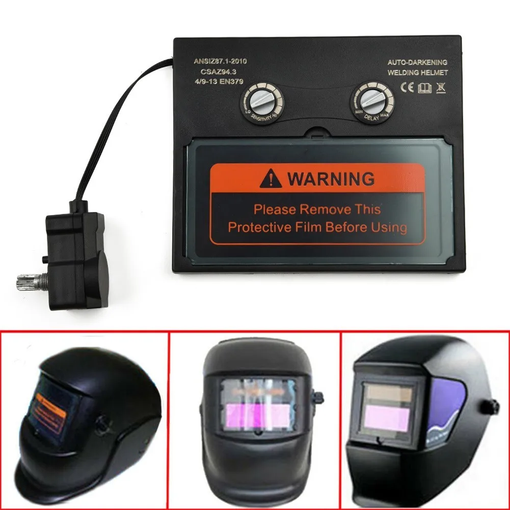 1PC WS1000A Solar Pro Auto-Dimming Welding Helmet Mask Lens Automated Filter Lens Hood Suitable For Welding Modes