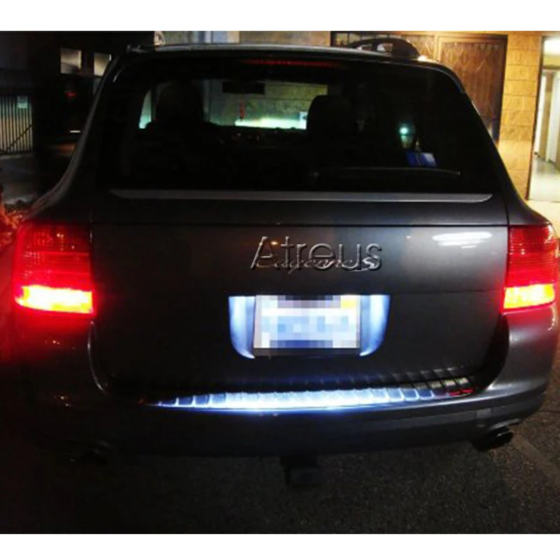 Mutips Автомобильный светодиодный Подсветка регистрационного номера для Porsche Cayenne VW