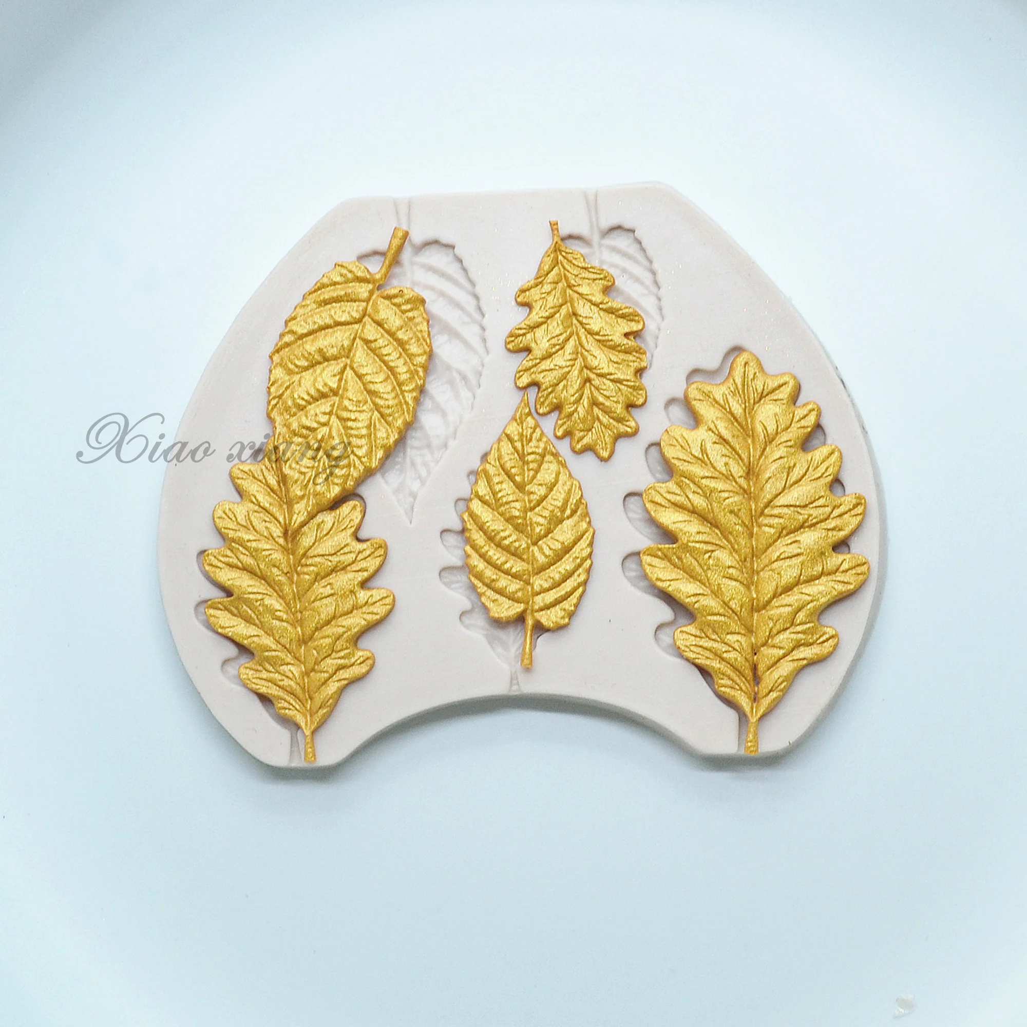 

DIY Leaves Silicone Cake Molds For Baking Fondant Tools Leaf Cake Decorating Mold Tools Pastry Kitchen Baking Accessories FM1816