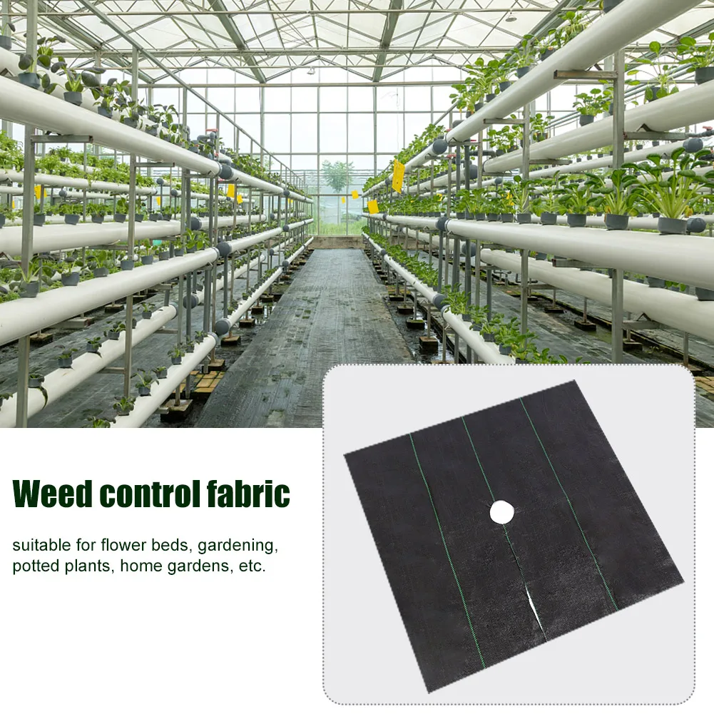 

10pcs Anti Grass Farm Yard PE Agriculture Heavy Duty Outdoor Plants Landscape Weed Barrier Fabric Greenhouse Orchard Garden Tool