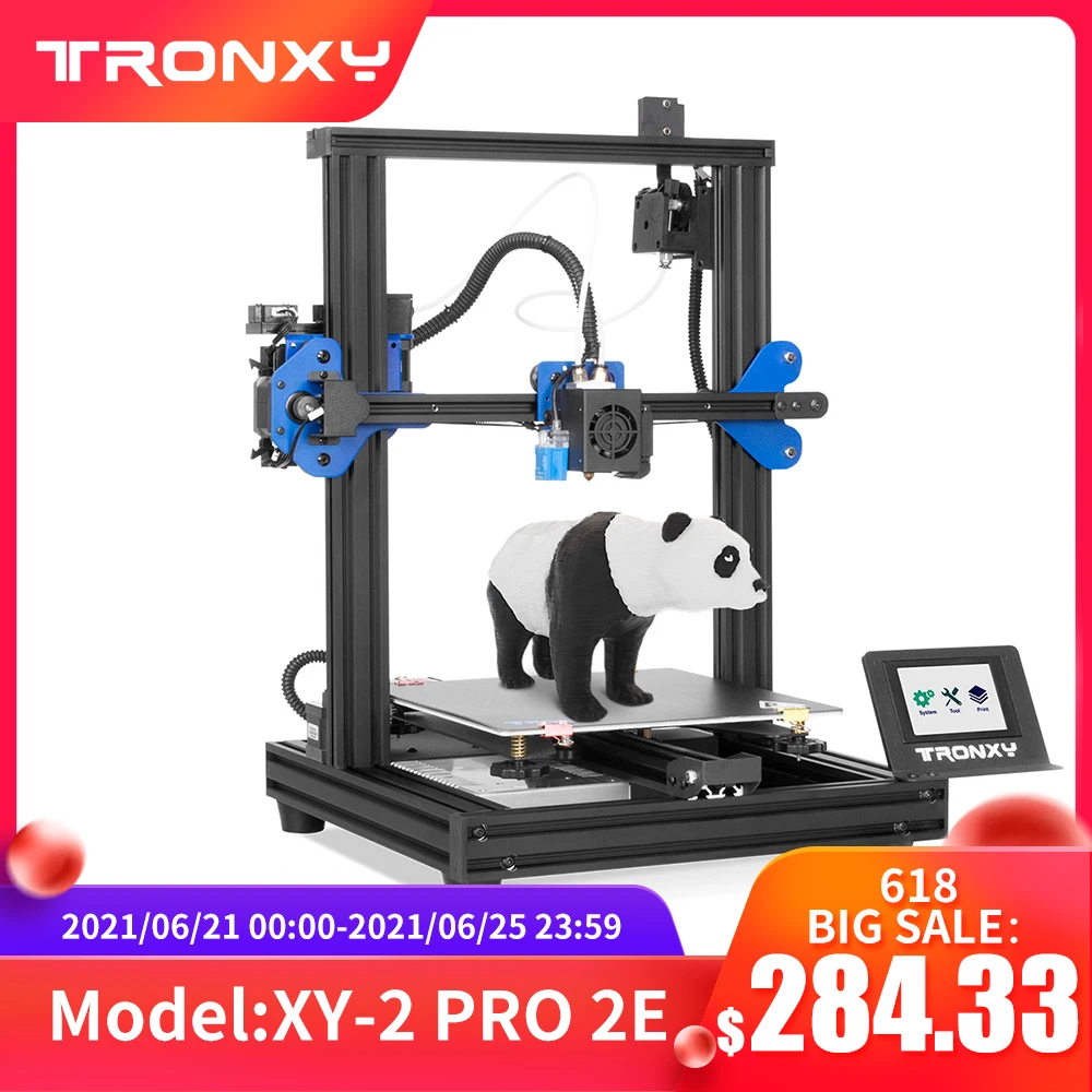 Billig Neueste 3D Drucker 2 In1Out Extruder Dual Farbe Druck Filament Spulen Titan Extruder Filament Run-out Erkennung XY-2PRO-2E