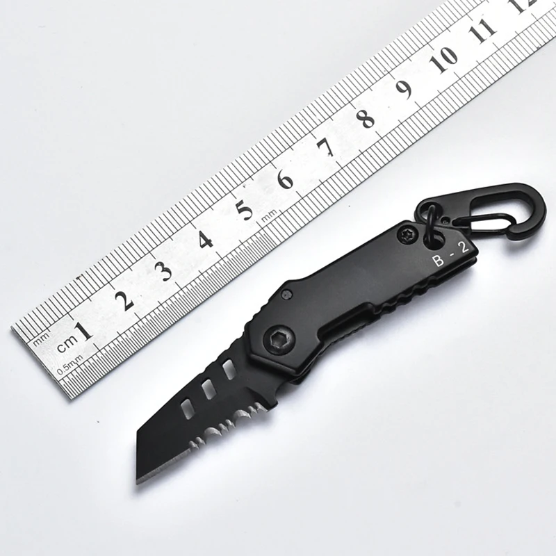 Новый B-2 бомбардировщик Nano Blade Универсальный Карманный нож мини брелок