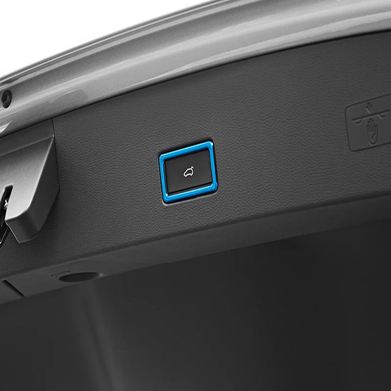 

SBTMY Stainless steel Electric tail door switch decorative frame Rear door switch with sequins For Volkswagen T-ROC T ROC TROC