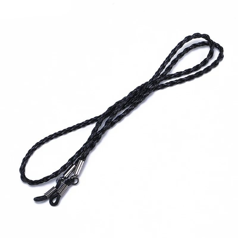 

Reading Glasses Chain for Women Men Leather Rope Braid Glasses Lanyard Strap Non-Slip Eyewear Retainer Eyeglass Accessories