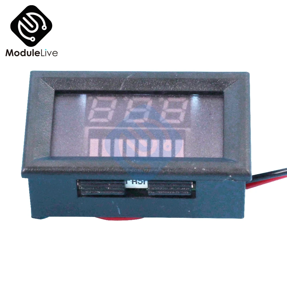 Красный Вольтметр DC 12 В|voltmeter leads|voltmeter ledvoltmeter digital |