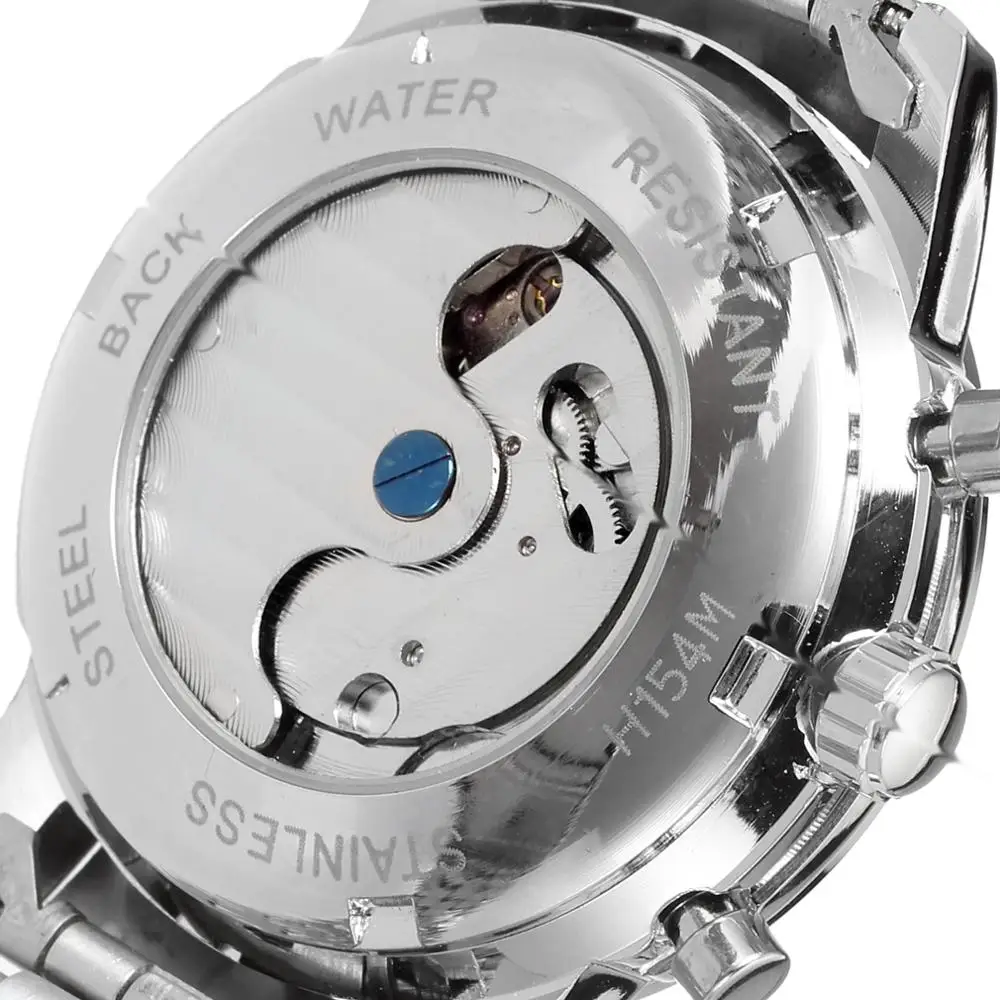 Часы JARAGAR Мужские механические классические модные брендовые Роскошные наручные