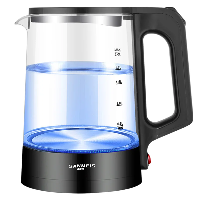 - Blu-ray Glass Electric Kettle 2.0L Glass for Tea Coffee Keep Warm
Function Boil-Dry Protection Kitchen Appliances