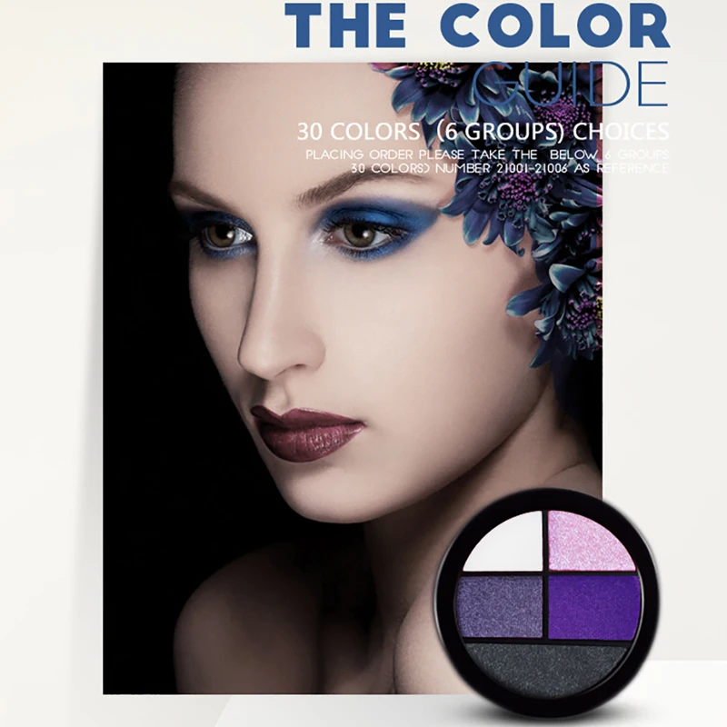 STARWAY 5 в 1 Набор цветов Палитра Макияж Пигмент для глаз Атлас гладкая легко носить