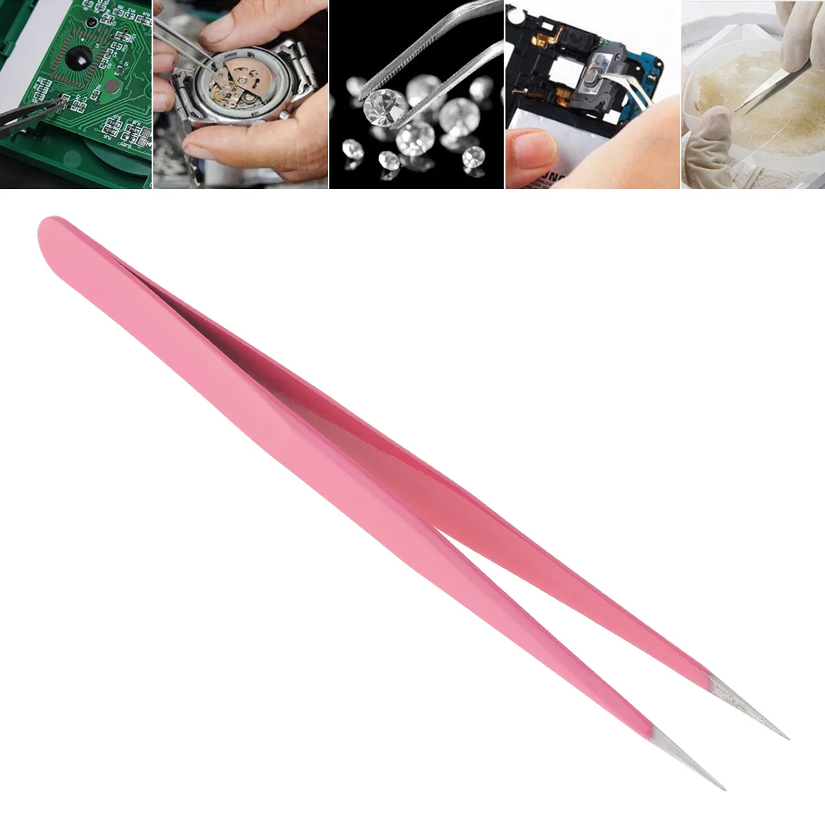 1 шт. пинцет для пайки из нержавеющей стали набор инструментов ремонта 135 мм