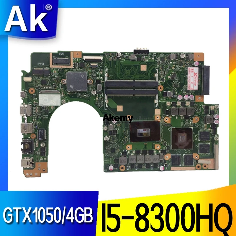 

For Asus VivoBook Pro 15 N580G N580GD NX580G NX580GD Laptop Motherboard Mainboard With/ GTX1050/4GB I5-8300HQ
