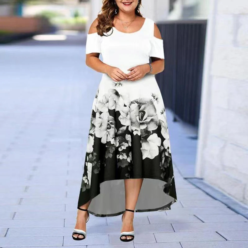 

ICCLEK, 77XL, 6XL, 5XL, макси-платье, размера плюс, большие вечерние нее платье с открытыми плечами, для свадьбы, клуба, дня рождения, женские подарки