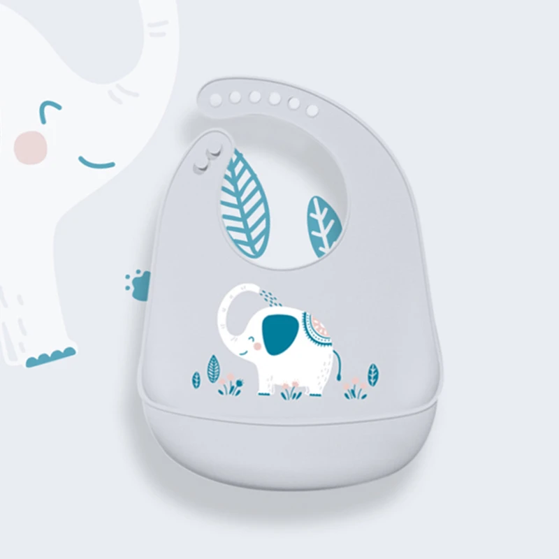 Детские нагрудники для новорожденных силиконовые водонепроницаемые кормления