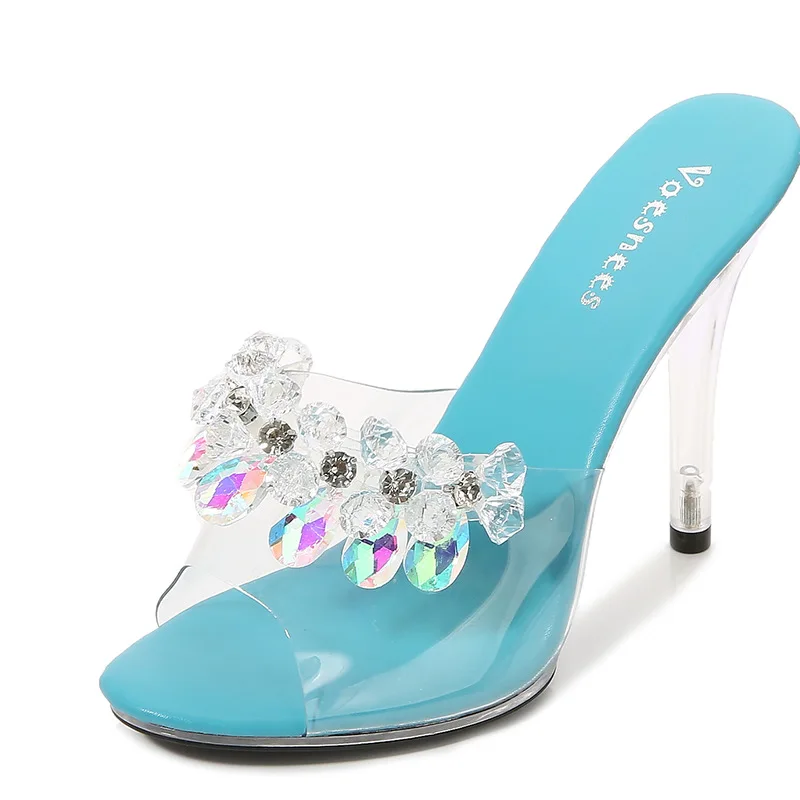 

Low Sandals Woman Leather Female Shoe High Heels Large Size Low-heeled Girls Fashion Beige Plastic High-heeled Big Sexy Comfort