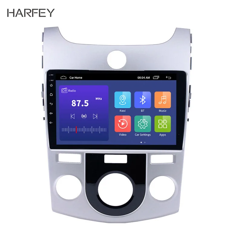 Автомагнитола Harfey 9 дюймов 2DIN GPS навигация Android 1 для KIA Forte MT 2008 2009 2010 2011 поддержка DVR