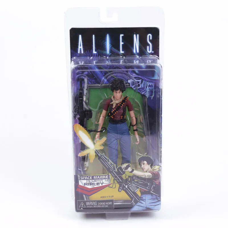 Инопланетянин NECA LT. Экшн-фигурка Ripley Space Marine из ПВХ коллекционная игрушка |