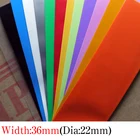 Ширина 36 мм (Диаметр 22 мм) Lipo Батарея Обёрточная бумага ПВХ термоусадочная трубка утепленный чехол рукав Защитная крышка с плоским корпусом, Красочные